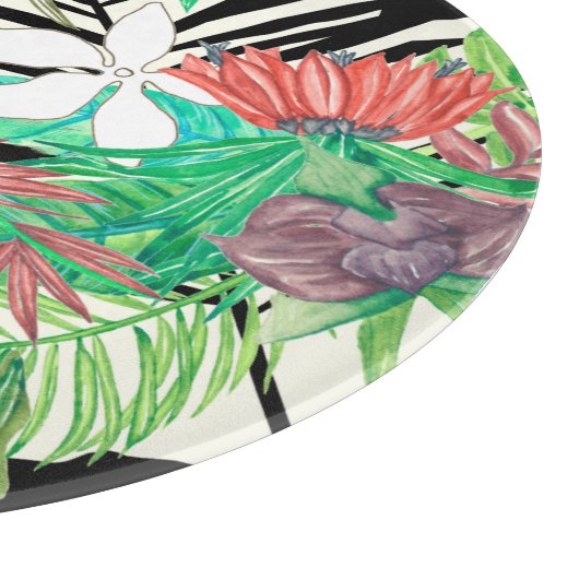 Floral Paradise II Snijplank (Hoek)