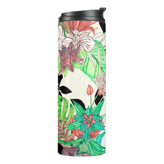 Floral Paradise II Thermosbeker (Gedraaid links)