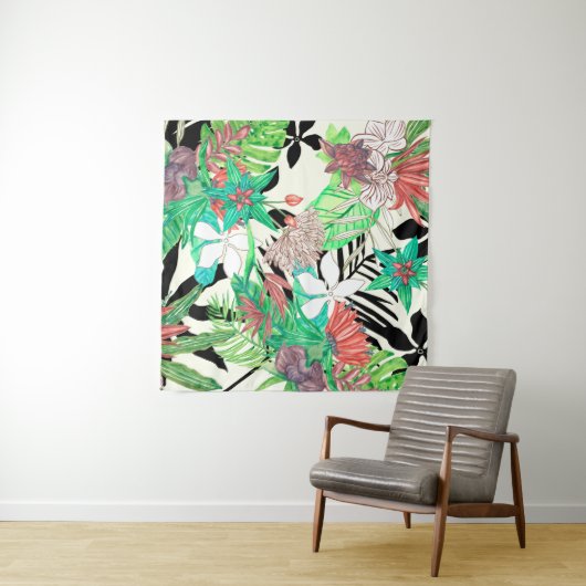 Floral Paradise II Wandkleed (In Situ (horizontaal))