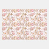 Floral Parfums Patroon Inpakpapier Vel (Voorkant 2)