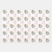 Floral Parfums Patroon Inpakpapier Vel (Voorkant)
