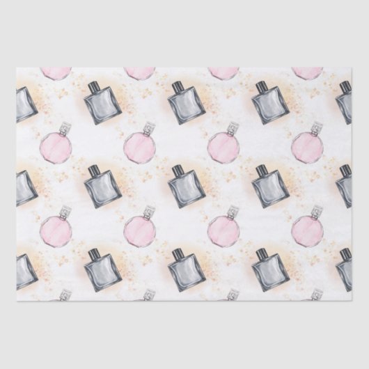 Floral Parfums Patroon Weefsel Papier (Voorkant)