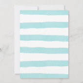 Floral Paris Bruidsdouche Uitnodiging - Waterverf (Achterkant)