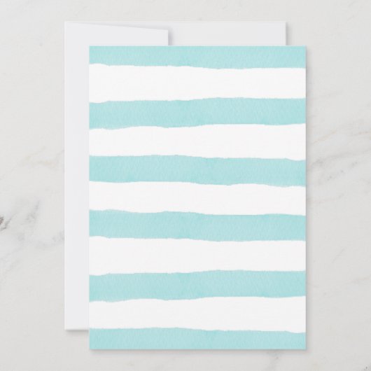 Floral Paris Bruidsdouche Uitnodiging - Waterverf (Achterkant)