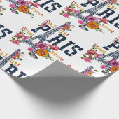Floral Paris Cadeaupapier (Hoek)