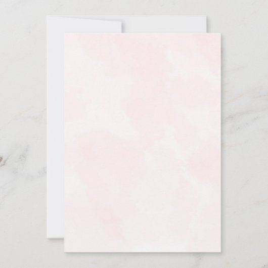 Floral Paris Eiffeltoren Bewaar de datum Kaart (Achterkant)