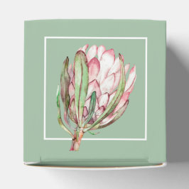 Floral Partij tropische roze Protea Bedankdoosjes