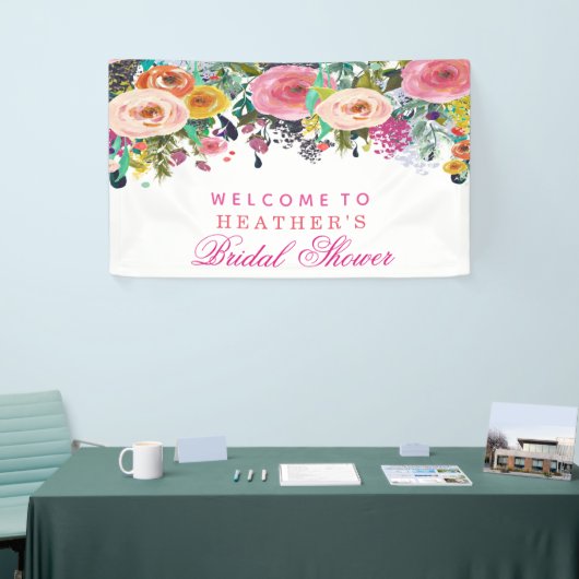 Floral Party Banner (Beurs)