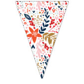 Floral  Party decor Bunting Banner (Tweede vlag)