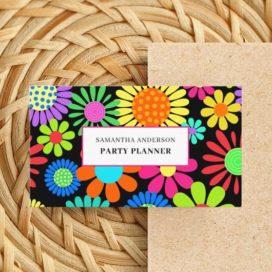 Floral Party Planner Visitekaartje