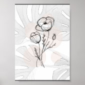 Floral party poster (Voorkant)