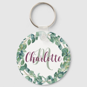 Floral party voor cadeautje voor nichtjes verjaard sleutelhanger