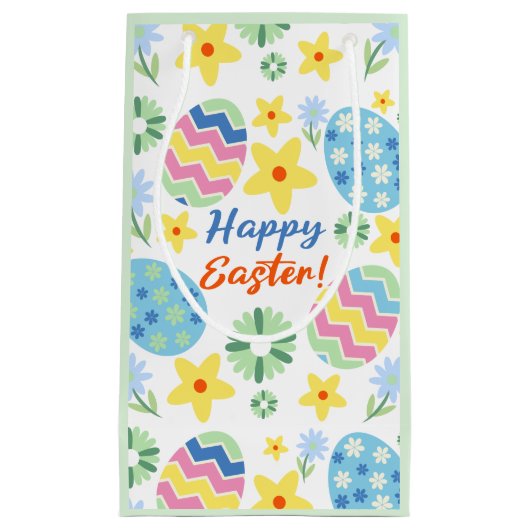 Floral Pasen Klein Cadeauzakje (Voorkant)