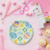 Floral Pasen Papieren Bordje (Feest)