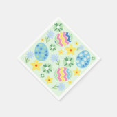 Floral Pasen Servet (Hoek)