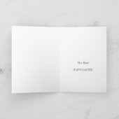 Floral Pasen Wenskaart Kaart (Binnen)