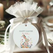 Floral Pastel Bunny Easter Bedankjes Labels
