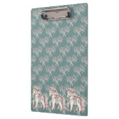 Floral Pastel Horse Fantasy Illustratie Klembord (Links)