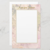 Floral Pastel met papier voor het schrijven van na (Voorkant / Achterkant)