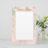 Floral Pastel met papier voor het schrijven van na (Staand voorkant)