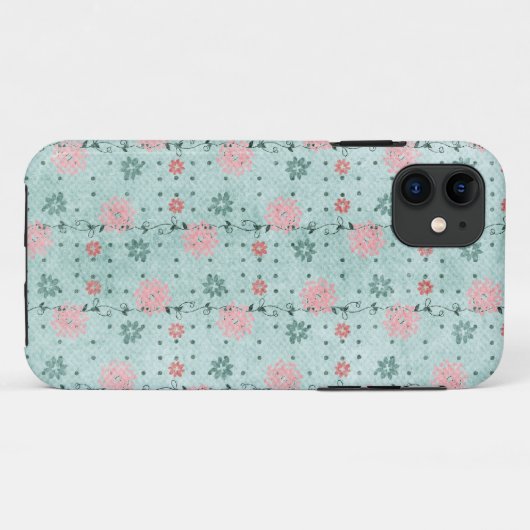 Floral Pastels Case-Mate iPhone Case (Achterkant (horizontaal))