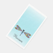 Floral Patchwork Damselfly Guest Towel Napkins Servet (Hoek)