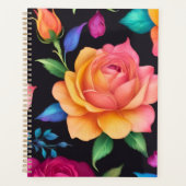 Floral Patern Roos Planner (Voorkant)