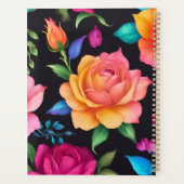 Floral Patern Roos Planner (Achterkant)
