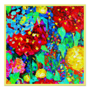 Floral Patronen Perfect Poster