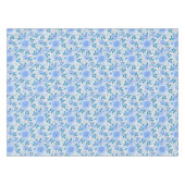 Floral patroon.06.FR. Blauw offwhite BG Tafelkleed (Voorkant (Horizontaal))