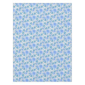 Floral patroon.06.FR. Blauw offwhite BG Tafelkleed (Voorkant)