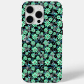 Floral patroon 17.b Black BG Case-Mate iPhone Case (Achterkant)