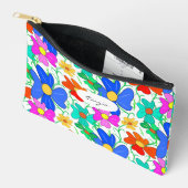 Floral patroon accessoire pouch etui (Open)
