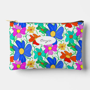Floral patroon accessoire pouch etui
