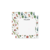 Floral-patroon afspelen notitiekaartje (Voorkant / Achterkant in situ)