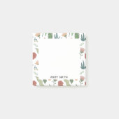 Floral-patroon afspelen post-it® notes (Voorkant)