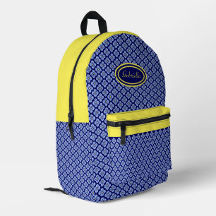 Floral patroon bedrukte rugzak