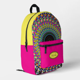 Floral patroon bedrukte rugzak