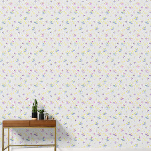 Floral patroon behang
