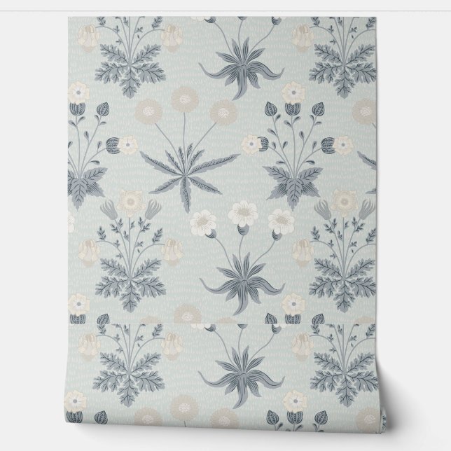 Floral patroon behang (Afrollen)