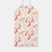 Floral patroon cadeaulabel (Achterkant)