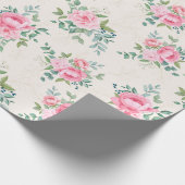 Floral patroon cadeaupapier (Hoek)