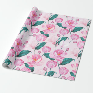 Floral patroon cadeaupapier