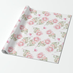 Floral patroon cadeaupapier