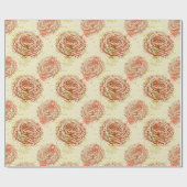 Floral patroon cadeaupapier (Vlak)