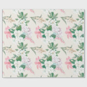 Floral patroon cadeaupapier (Vlak)