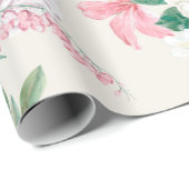 Floral patroon cadeaupapier (Rol Hoek)