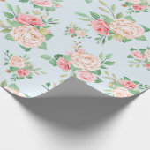 Floral patroon cadeaupapier (Hoek)