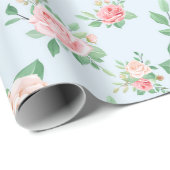 Floral patroon cadeaupapier (Rol Hoek)