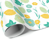 Floral patroon cadeaupapier (Rol Hoek)